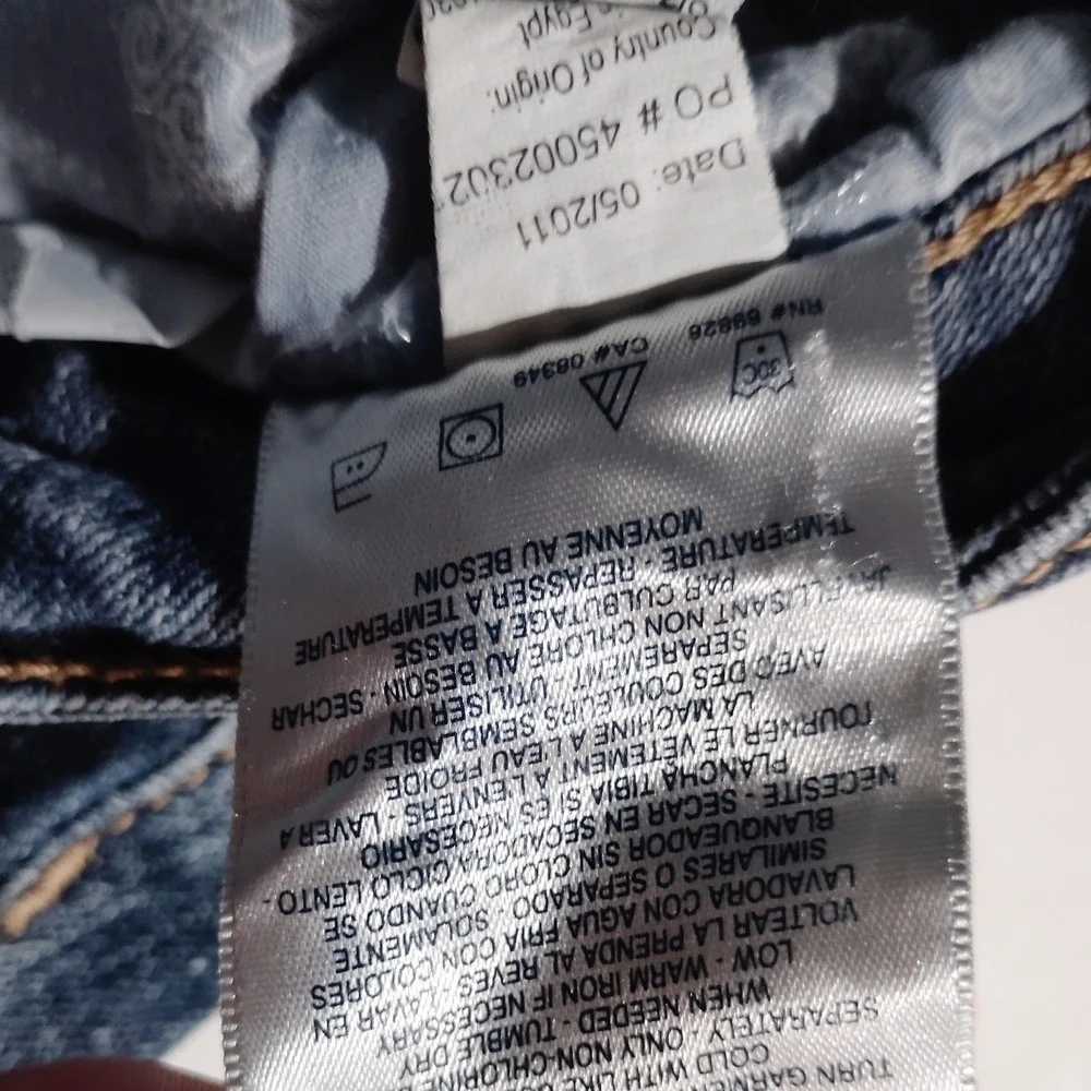 Jessica Simpson Kids Girls Jeans‎ Size 29 Capri Wash Denim Blue